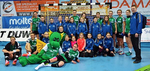 Handball-Mädels beim VFL Oldenburg 