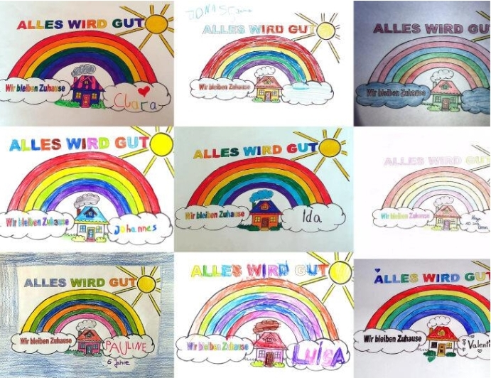 Hundsmuhler Tv Fur Kinder Der Regenbogen Zum Ausmalen