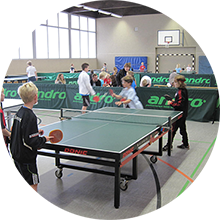 Turnhalle Rosenallee Tischtennisturnier